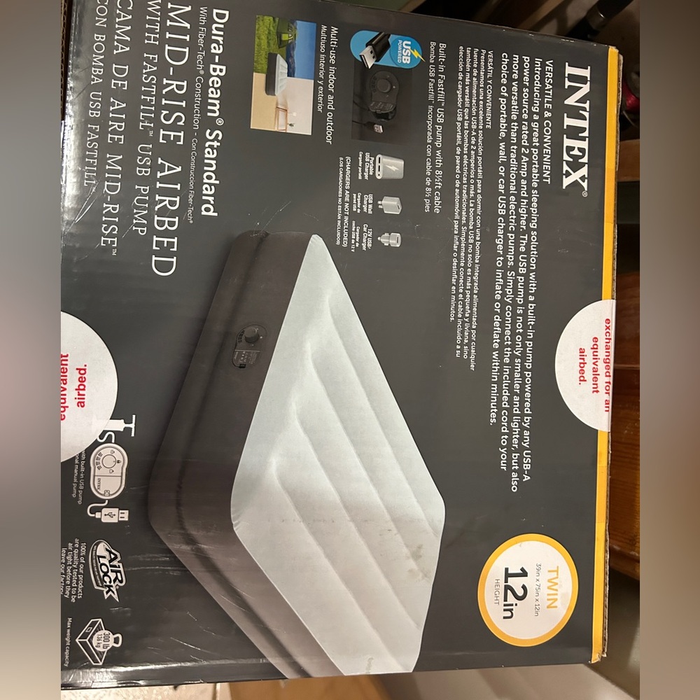 BRAND NEW TWIN AIR MATRESS